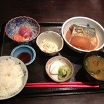 花わさび - 本日の昼ご飯　日替わり膳さば味噌煮