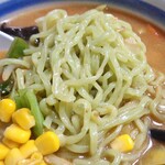 Umegai - 「みそラーメン・海鮮丼セット」の味噌ラーメン