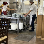 釜あげうどん 長田 in 香の香 - でーっかい釜で茹でてはります。