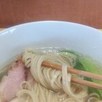 中華蕎麦 鳴神食堂 - 麺はストレート柔ら