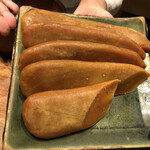 初音鮨 - 唐墨　見せ方が上手い