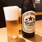 Tempura To Wain Kojima - 瓶ビール(大瓶)590円