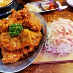 韓国料理 チキン＆サムギョプサル COCOYA - ヤンニョムチキン