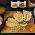Tonkatsu Kanejuu - 超熟尾瀬ドリームポークヒレかつ定食1,900円(税込)