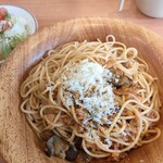 サイゼリヤ - ナスのミートソーススパゲッティ