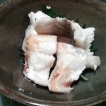 しな川 - 蒸し穴子♪（つきだし）