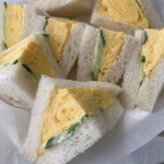 喫茶＆軽食 ラック - たまごサンド450円