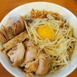 ラーメン BooBoo太郎。 - これぞ汁なし！って感じの一杯だね(´･∀･`)