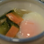 Chidori - お通し（チンゲン菜の煮浸し）
