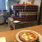 ピッツェリア イプシロン - 席から石窯間近でしたー