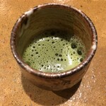 Okahan - 食後の抹茶