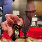 鳥茂 - キャビア海苔巻き