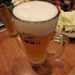 Shingen - 生ビール　キリン一番搾り<中>￥605