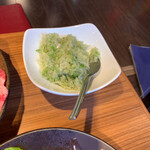 天龍 - ネギたっぷり付いてきた