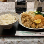 桂馬 - 若鶏のからあげ¥700
カニクリームコロッケ¥400
ごはん¥230