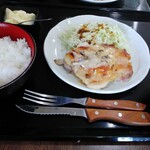 たまりばキッチン - マヨチキン定食500円