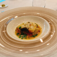 プレスキル - スズキのポワレ　酸味と旨味を加えた野菜のジュ