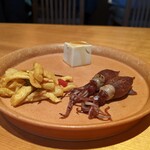 SUSHI TOKYO TEN、 - 湯葉豆腐、はりはり漬け、ホタルイカ