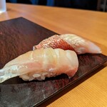 SUSHI TOKYO TEN、 - キンメダイとすずき