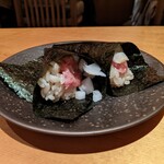 SUSHI TOKYO TEN、 - 玉ねぎのネギトロ