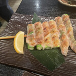 蔵の庄 - アスパラのもち豚巻き