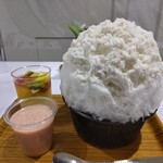 埜庵 - ココナッツ練乳フルーツミックス（いちご練乳追加）1550円*2022.05