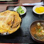 いねのや - 上カツ丼1000円