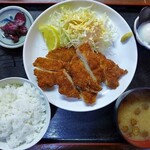 陣屋 無双 - 料理写真:チキンカツ定食