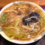 さくら本店 - (ﾗﾝﾁ)さくら定食 変わり鉢：かた焼きそば野菜あん　2022.5.18