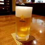 中華ダイニング　KAZU - ビール 500円