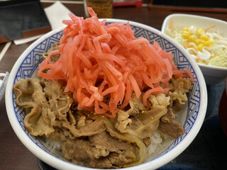 Yoshinoya - いつもの牛丼　ああ後光がさして見えるー！