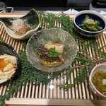 神田 鮨 近松 - 前菜5種