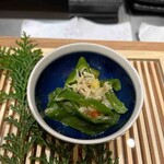 神田 鮨 近松 - 万願寺唐辛子