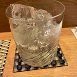 神田 鮨 近松 - 焼酎のロック