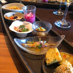 まさら庵TAKUMI - 前菜プレート