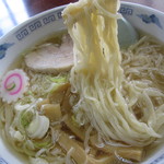 コムギラーメン - ﾁｭﾙﾁｭﾙﾌﾟﾙﾝで、小麦の香りがふわり・・・。