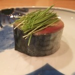 日本料理 たかむら - リクエストしたサバ寿司。