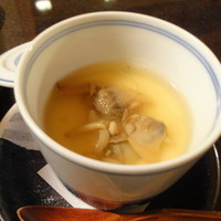 平川 - 浅利時雨煮茶碗蒸し