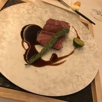 ウミトボヤージュ アタミ - あしたか牛リブロ―スのロティ