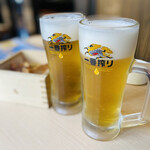 山里 - 生ビール