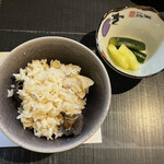 圭蔵 - 蛤と生きくらげご飯