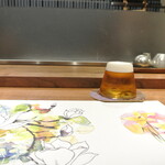 日本料理 潤花 - ２０２２年５月２１日のテーブルセット