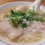 らぁ麺食堂 井澤 - 『特製鶏白湯　塩　750円＋煮卵100円』
