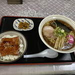 ラーメン まつなが - ミニ豚丼・正油ラーメンセット