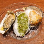 Osteria Tre Pazzi - 兵庫県室津産の生牡蠣三兄弟