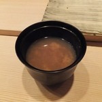 銀座 鮨 かねさか - しじみの味噌汁