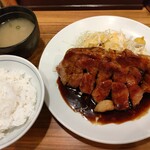 大阪トンテキ - トンテキ定食　850円 