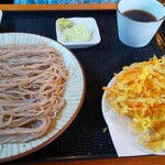 Namasoba Azumaya - もりごぼう天蕎麦 650円