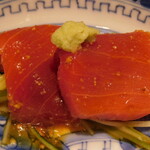 銀座 稲葉 - マグロのユッケ(コース料理 おまかせコース)