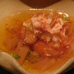 銀座 稲葉 - トマトの揚げ出し(コース料理 おまかせコース)